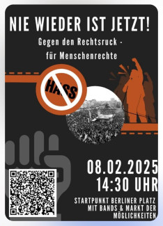 Demo Aufruf "Nie wieder ist jetzt" - Info