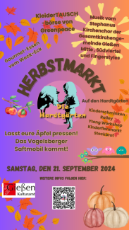 Flyer Hardtgärten Herbstmarkt