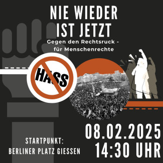 Demo Aufruf "Nie wieder ist jetzt"